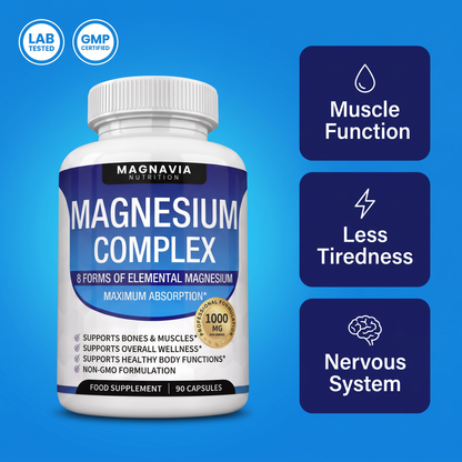 Magnavia — lab tested, GMP certified, supports muscle and nervous system function